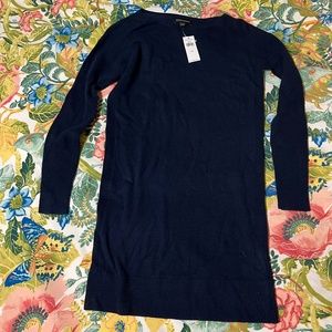 NWT Banana Republic Wool Sweater Dress XS (Navy)